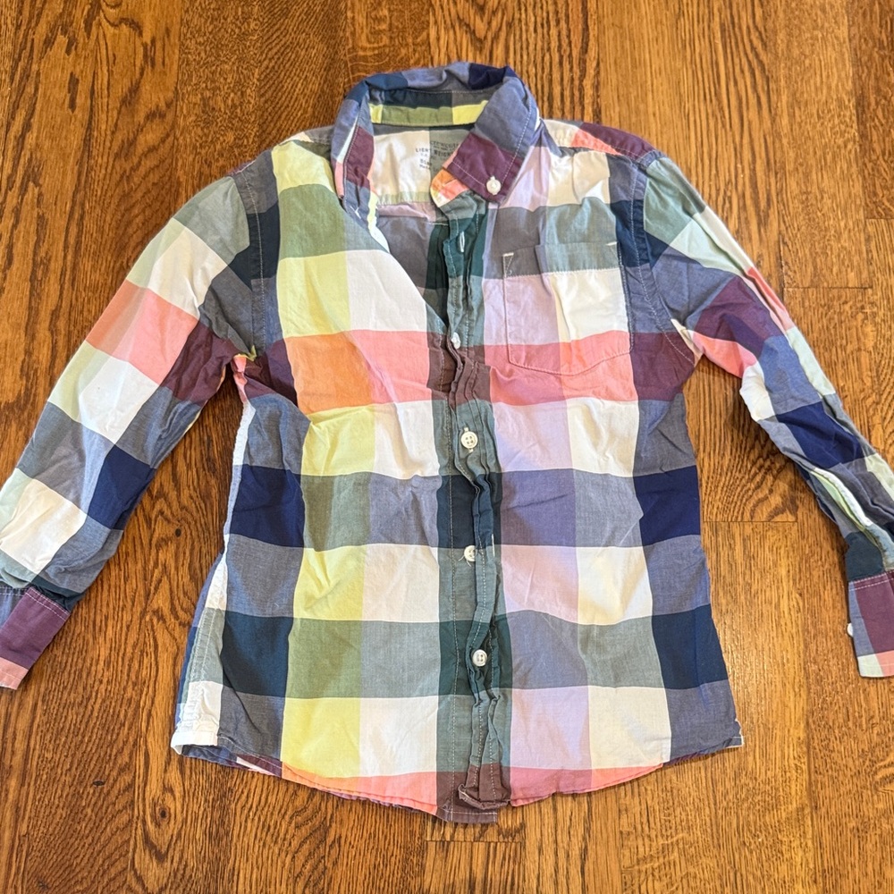 Crewcuts Kids Multicolor Plaid Shirt Size 4/5
